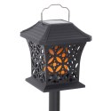 Lampa solarna ogrodowa ażurowa latarenka wisząca wbijana lampion 12 LED Kik Sp. z o. o. Sp. k.