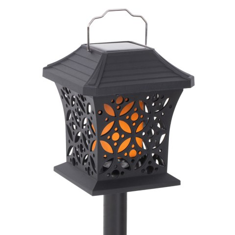 Lampa solarna ogrodowa ażurowa latarenka wisząca wbijana lampion 12 LED Kik Sp. z o. o. Sp. k. Lampa solarna ogrodowa ażurowa latarenka wisząca wbijana lampion 12 LED Kik Sp. z o. o. Sp. k.