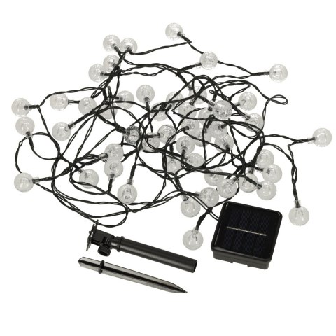 Lampki ogrodowe solarne kulki 7m 50LED ciepły biały Kik Sp. z o. o. Sp. k. Lampki ogrodowe solarne kulki 7m 50LED ciepły biały Kik Sp. z o. o. Sp. k.
