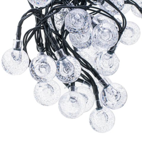 Lampki ogrodowe solarne kulki 7m 50LED zimny biały Kik Sp. z o. o. Sp. k. Lampki ogrodowe solarne kulki 7m 50LED zimny biały Kik Sp. z o. o. Sp. k.