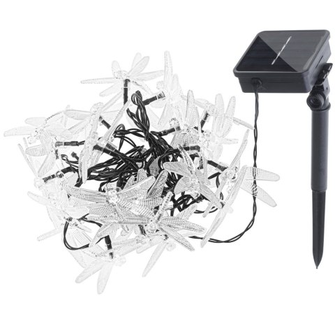 Lampki ogrodowe solarne ważki 6,5m 30LED ciepły biały Kik Sp. z o. o. Sp. k. Lampki ogrodowe solarne ważki 6,5m 30LED ciepły biały Kik Sp. z o. o. Sp. k.