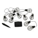 Lampki ogrodowe solarne żarówki girlanda loft 10LED Kik Sp. z o. o. Sp. k.