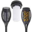 Kik Sp. z o. o. Sp. k. Lampy solarne ogrodowe pochodnie 12LED 4szt.