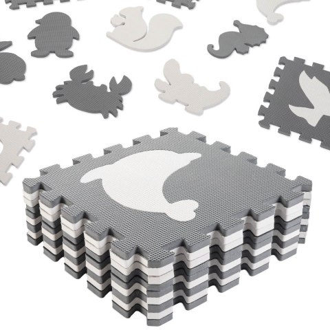 Mata edukacyjna dla dzieci piankowa puzzle szara 85 x 85 cm 9 elementów Kik Sp. z o. o. Sp. k. Mata edukacyjna dla dzieci piankowa puzzle szara 85 x 85 cm 9 elementów Kik Sp. z o. o. Sp. k.