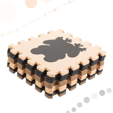Mata edukacyjna piankowa puzzle beż 85 x 85 cm 9 elementów Kik Sp. z o. o. Sp. k. Mata edukacyjna piankowa puzzle beż 85 x 85 cm 9 elementów Kik Sp. z o. o. Sp. k.