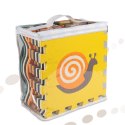 Kik Sp. z o. o. Sp. k. Mata edukacyjna piankowa puzzle zwierzątka kolorowa 114 x 114 cm 25 elementów