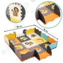 Kik Sp. z o. o. Sp. k. Mata edukacyjna piankowa puzzle zwierzątka kolorowa 114 x 114 cm 25 elementów