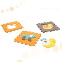 Kik Sp. z o. o. Sp. k. Mata edukacyjna piankowa puzzle zwierzątka kolorowa 114 x 114 cm 25 elementów