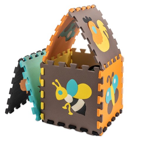 Mata edukacyjna piankowa puzzle zwierzątka kolorowa 85 x 85 cm 9 elementów Kik Sp. z o. o. Sp. k. Mata edukacyjna piankowa puzzle zwierzątka kolorowa 85 x 85 cm 9 elementów Kik Sp. z o. o. Sp. k.