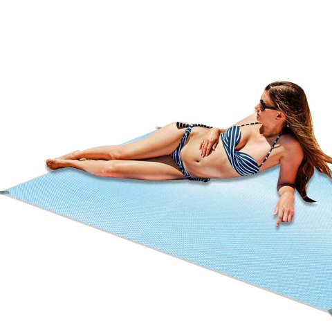 Mata plażowa koc na plażę sand free XXL 200x200cm Kik Sp. z o. o. Sp. k. Mata plażowa koc na plażę sand free XXL 200x200cm Kik Sp. z o. o. Sp. k.