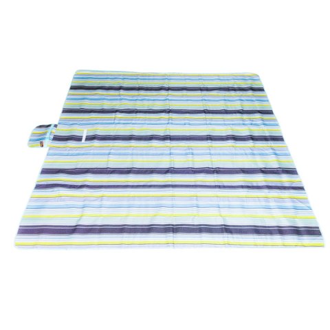 Mata plażowa wodoodporna koc piknikowy plażowy składany torba XXL 200x200cm niebieska Kik Sp. z o. o. Sp. k. Mata plażowa wodoodporna koc piknikowy plażowy składany torba XXL 200x200cm niebieska Kik Sp. z o. o. Sp. k.
