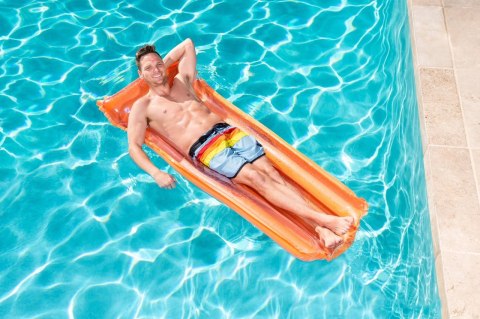 Materac dmuchany plażowy do pływania na basen wodę BESTWAY 44013 pomarańczowy 90kg 183cm Kik Sp. z o. o. Sp. k. Materac dmuchany plażowy do pływania na basen wodę BESTWAY 44013 pomarańczowy 90kg 183cm Kik Sp. z o. o. Sp. k.