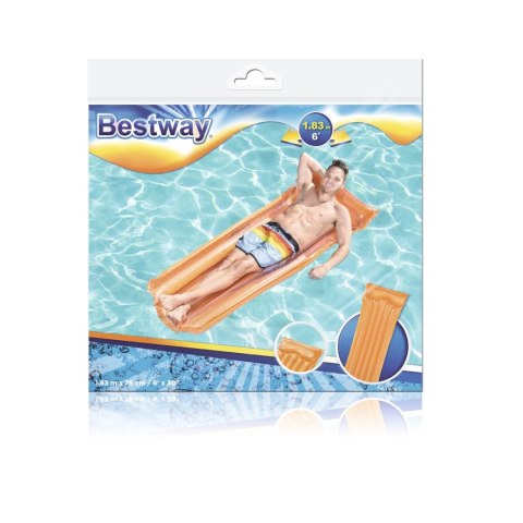 Materac dmuchany plażowy do pływania na basen wodę BESTWAY 44013 pomarańczowy 90kg 183cm Kik Sp. z o. o. Sp. k. Materac dmuchany plażowy do pływania na basen wodę BESTWAY 44013 pomarańczowy 90kg 183cm Kik Sp. z o. o. Sp. k.