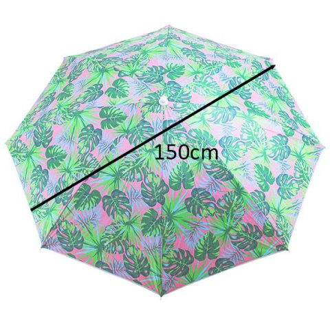 Parasol ogrodowy plażowy regulowany łamany 150cm liście UV Kik Sp. z o. o. Sp. k. Parasol ogrodowy plażowy regulowany łamany 150cm liście UV Kik Sp. z o. o. Sp. k.