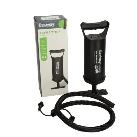 Pompka ręczna tłokowa do materaca pontonu piłki 30cm BESTWAY 62002 Kik Sp. z o. o. Sp. k. Pompka ręczna tłokowa do materaca pontonu piłki 30cm BESTWAY 62002 Kik Sp. z o. o. Sp. k.