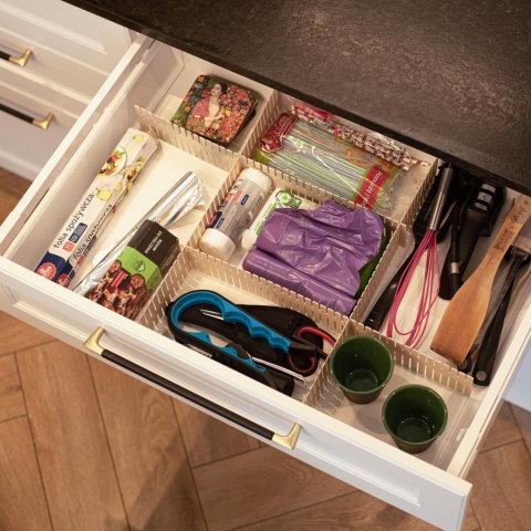 Separator organizer przegródka do szuflad 4szt. Kik Sp. z o. o. Sp. k. Separator organizer przegródka do szuflad 4szt. Kik Sp. z o. o. Sp. k.