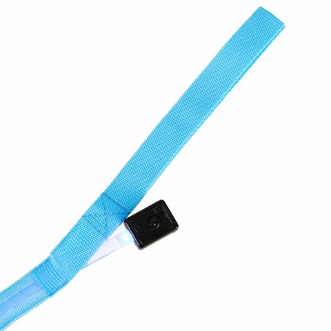 Kik Sp. z o. o. Sp. k. Smycz dla psa kota świecąca spacer jesień zima noc LED 1,2 m niebieska Kik Sp. z o. o. Sp. k. Smycz dla psa kota świecąca spacer jesień zima noc LED 1,2 m niebieska