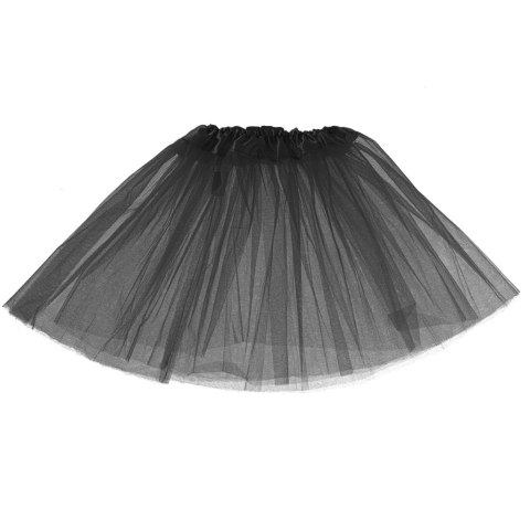 Kik Sp. z o. o. Sp. k. Spódniczka tiulowa tutu kostium strój karnawałowy przebranie czarna Kik Sp. z o. o. Sp. k. Spódniczka tiulowa tutu kostium strój karnawałowy przebranie czarna