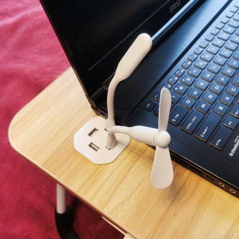 Stolik pod laptopa składany do łóżka podstawka śniadaniowa USB Kik Sp. z o. o. Sp. k. Stolik pod laptopa składany do łóżka podstawka śniadaniowa USB Kik Sp. z o. o. Sp. k.