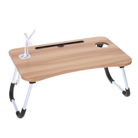 Stolik pod laptopa składany do łóżka podstawka śniadaniowa USB Kik Sp. z o. o. Sp. k. Stolik pod laptopa składany do łóżka podstawka śniadaniowa USB Kik Sp. z o. o. Sp. k.