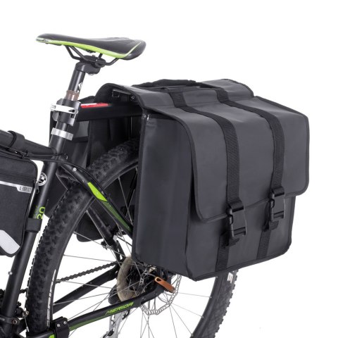 Torba sakwa RALLEX rowerowa podwójna dwukomorowa boczna na rower bagażnik 35L Kik Sp. z o. o. Sp. k. Torba sakwa RALLEX rowerowa podwójna dwukomorowa boczna na rower bagażnik 35L Kik Sp. z o. o. Sp. k.