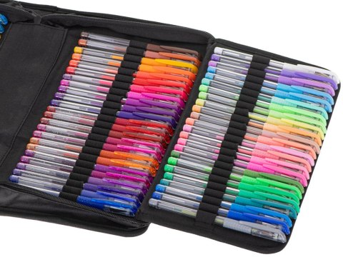 Kik Sp. z o. o. Sp. k. Długopisy żelowe kolorowe w etui 120szt + 120 wkładów Kik Sp. z o. o. Sp. k. Długopisy żelowe kolorowe w etui 120szt + 120 wkładów