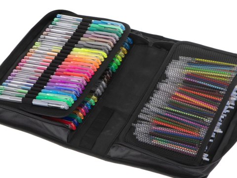 Kik Sp. z o. o. Sp. k. Długopisy żelowe kolorowe w etui 120szt + 120 wkładów Kik Sp. z o. o. Sp. k. Długopisy żelowe kolorowe w etui 120szt + 120 wkładów