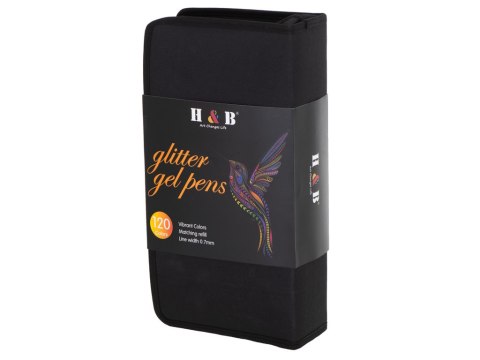 Kik Sp. z o. o. Sp. k. Długopisy żelowe kolorowe w etui 120szt + 120 wkładów Kik Sp. z o. o. Sp. k. Długopisy żelowe kolorowe w etui 120szt + 120 wkładów
