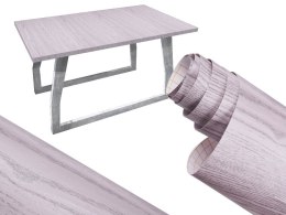 Kik Sp. z o. o. Sp. k. Folia rolka samoprzylepna okleina tapeta dąb srebrno-szary 1,22x50m