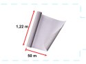 Kik Sp. z o. o. Sp. k. Folia rolka samoprzylepna okleina tapeta dąb srebrno-szary 1,22x50m