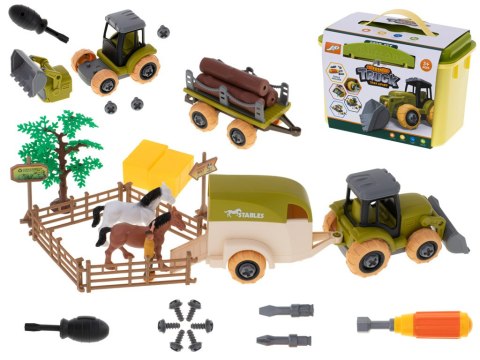 Gospodarstwo rolne farma traktor maszyny rolnicze zwierzęta zagroda konie + śrubokręt Kik Sp. z o. o. Sp. k. Gospodarstwo rolne farma traktor maszyny rolnicze zwierzęta zagroda konie + śrubokręt Kik Sp. z o. o. Sp. k.