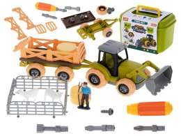 Gospodarstwo rolne farma traktor maszyny rolnicze zwierzęta zagroda owce + śrubokręt Kik Sp. z o. o. Sp. k.