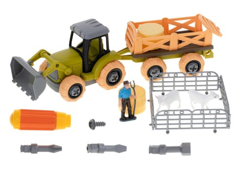 Gospodarstwo rolne farma traktor maszyny rolnicze zwierzęta zagroda owce + śrubokręt Kik Sp. z o. o. Sp. k. Gospodarstwo rolne farma traktor maszyny rolnicze zwierzęta zagroda owce + śrubokręt Kik Sp. z o. o. Sp. k.