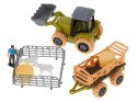 Gospodarstwo rolne farma traktor maszyny rolnicze zwierzęta zagroda owce + śrubokręt Kik Sp. z o. o. Sp. k.