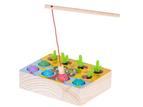 Gra drewniana montessori łowienie rybek marchewki robaczki Kik Sp. z o. o. Sp. k. Gra drewniana montessori łowienie rybek marchewki robaczki Kik Sp. z o. o. Sp. k.
