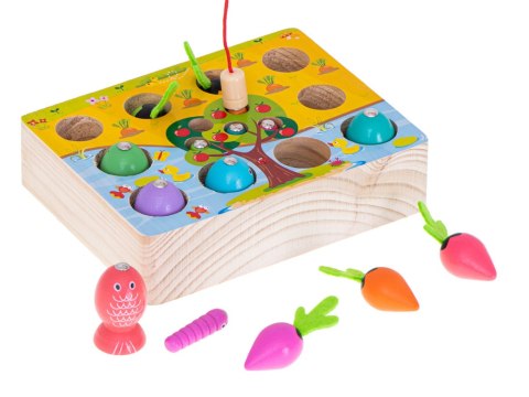 Gra drewniana montessori łowienie rybek marchewki robaczki Kik Sp. z o. o. Sp. k. Gra drewniana montessori łowienie rybek marchewki robaczki Kik Sp. z o. o. Sp. k.