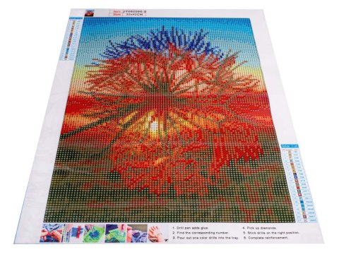 Kik Sp. z o. o. Sp. k. Haft diamentowy Diamond Painting mozaika diamentowa zestaw 5D dmuchawiec Kik Sp. z o. o. Sp. k. Haft diamentowy Diamond Painting mozaika diamentowa zestaw 5D dmuchawiec