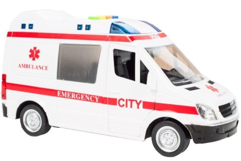 Karetka ambulans z dźwiękiem napędem 1:16 Malis Sp. z o. o. Karetka ambulans z dźwiękiem napędem 1:16 Malis Sp. z o. o.