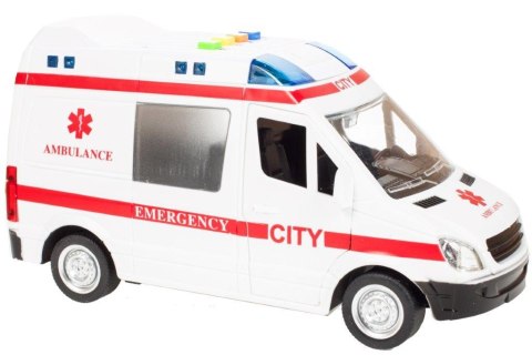 Karetka ambulans z dźwiękiem napędem 1:16 Malis Sp. z o. o. Karetka ambulans z dźwiękiem napędem 1:16 Malis Sp. z o. o.