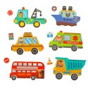 Kik Sp. z o. o. Sp. k. Książeczka magnetyczna układanka puzzle z magnesem środki transportu