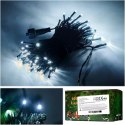Lampki LED łańcuch świetlny świąteczne choinkowe 10m 100LED zimny biały 8 trybów świecenia Kik Sp. z o. o. Sp. k.