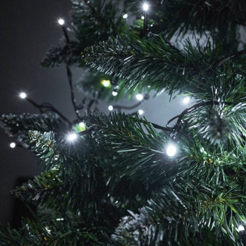 Lampki LED łańcuch świetlny świąteczne choinkowe 10m 100LED zimny biały 8 trybów świecenia Kik Sp. z o. o. Sp. k. Lampki LED łańcuch świetlny świąteczne choinkowe 10m 100LED zimny biały 8 trybów świecenia Kik Sp. z o. o. Sp. k.