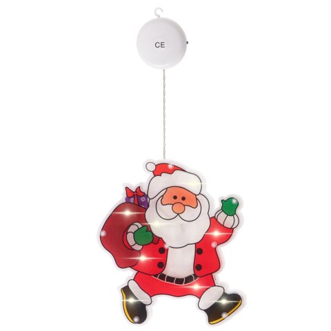 Lampki LED wisząca ozdoba dekoracja okna świąteczna przyssawka Mikołaj z prezentami Kik Sp. z o. o. Sp. k. Lampki LED wisząca ozdoba dekoracja okna świąteczna przyssawka Mikołaj z prezentami Kik Sp. z o. o. Sp. k.