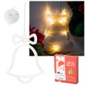 Lampki LED wisząca ozdoba dekoracja okna świąteczne choinkowe dzwoneczek przyssawki 10 LED Kik Sp. z o. o. Sp. k.