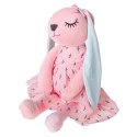 Maskotka pluszowa królik różowy 52cm Kik Sp. z o. o. Sp. k.