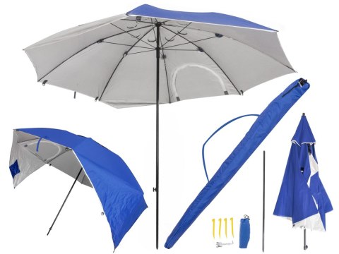 Kik Sp. z o. o. Sp. k. Parasol namiot plażowy ogrodowy składany duży XXL Kik Sp. z o. o. Sp. k. Parasol namiot plażowy ogrodowy składany duży XXL