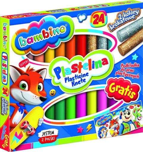 Plastelina Bambino 24 kolory St. Majewski Sp. z o. o. Plastelina Bambino 24 kolory St. Majewski Sp. z o. o.