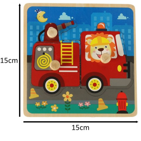 Puzzle drewniane sorter układanka straż pożarna Kik Sp. z o. o. Sp. k. Puzzle drewniane sorter układanka straż pożarna Kik Sp. z o. o. Sp. k.