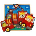 Puzzle drewniane sorter układanka straż pożarna Kik Sp. z o. o. Sp. k.