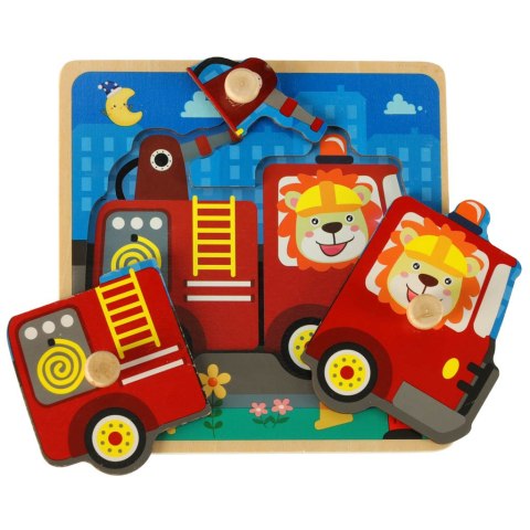 Puzzle drewniane sorter układanka straż pożarna Kik Sp. z o. o. Sp. k. Puzzle drewniane sorter układanka straż pożarna Kik Sp. z o. o. Sp. k.
